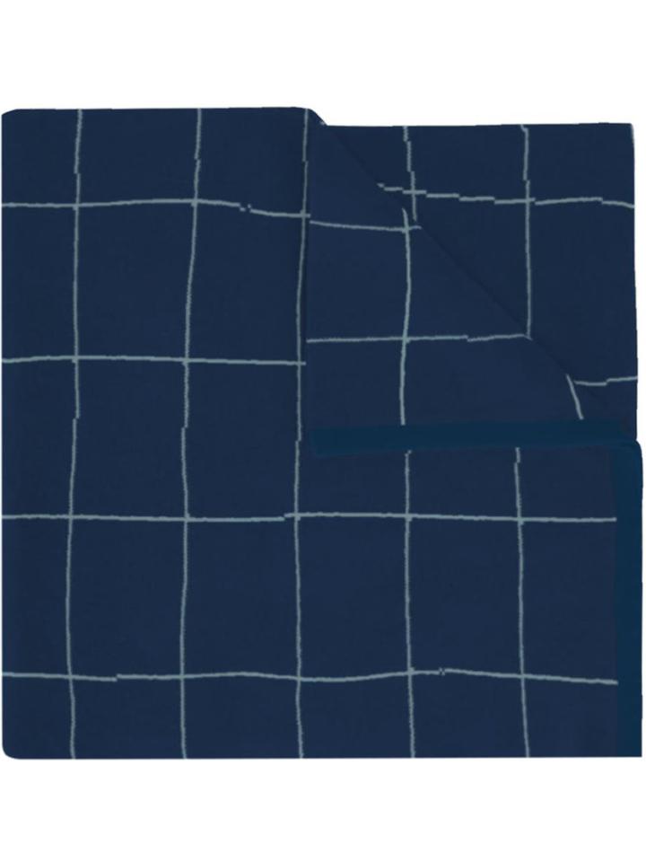 Umd - Cashmere 'grid' Knit Scarf - Men - Cashmere - One Size, Blue, Cashmere
