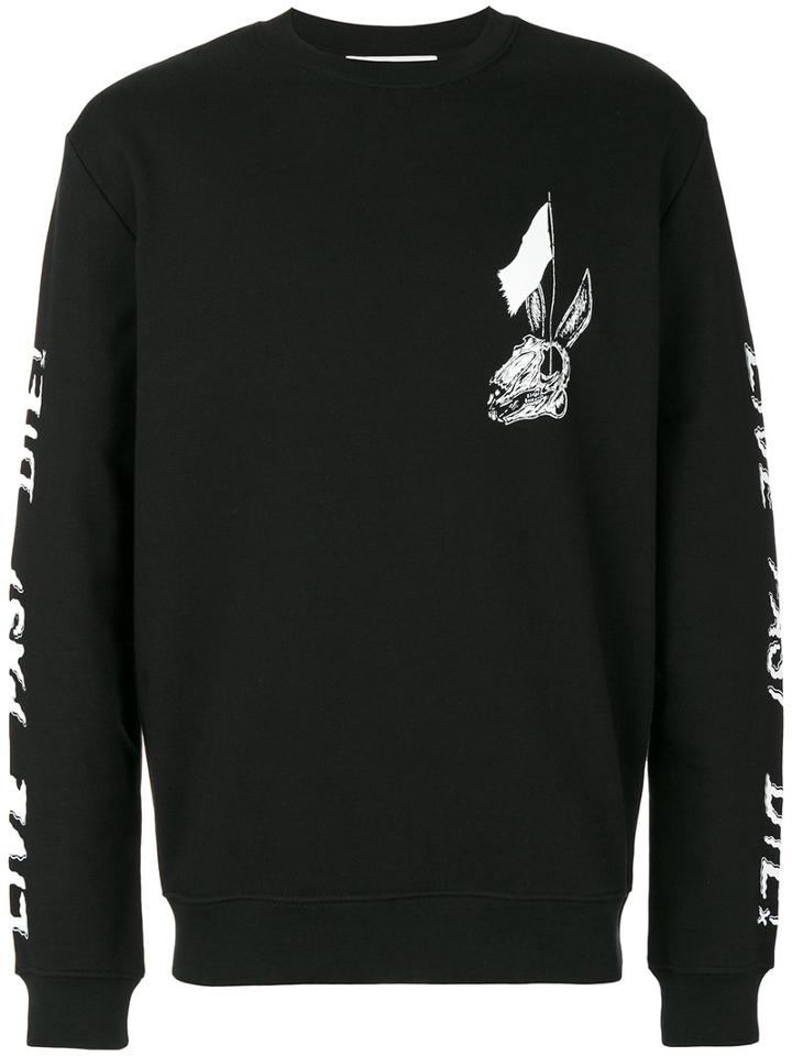 Mcq Alexander Mcqueen - Skull Print Sweatshirt - Men - Cotton - S, Black, Cotton