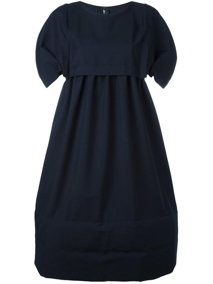 Comme Des Garçons Oversized Midi Dress, Women's, Size: Medium, Blue, Polyester/mohair/wool