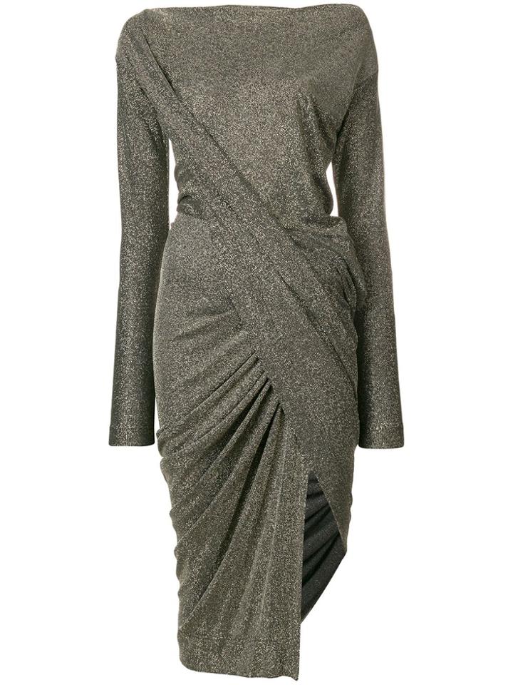 Vivienne Westwood Anglomania Vian Shimmer Dress - Blue