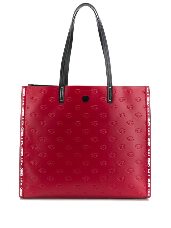 Kenzo Blink Multi-eye Tote - Red