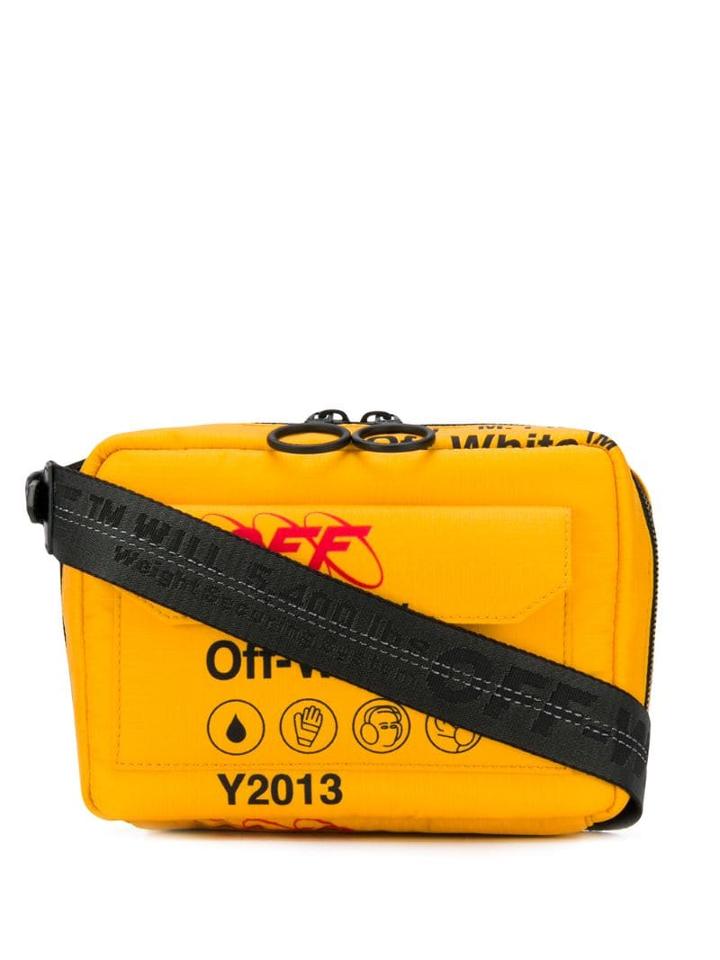 Off-white Industrial Travel Shoulder Bag - Yellow