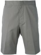 Lanvin Slim Fit Chino Shorts, Men's, Size: 48, Grey, Cotton