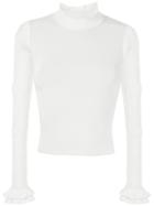 Andrea Bogosian Penelope Knit Blouse - White