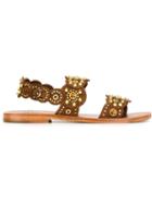 Ash 'mantra' Embellished Open Toe Sandals