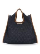 Xaa Denim Tote Bag, Women's, Blue, Cotton