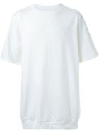 Dressedundressed Neck Detailing Short-sleeved Sweatshirt, Men's, Size: 3, White, Cotton