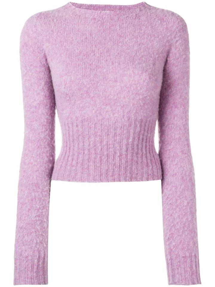 Victoria Beckham Crew Neck Jumper - Purple