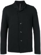 Attachment - Lapel Detail Blazer - Men - Linen/flax/cotton/polyurethane - Ii, Black, Linen/flax/cotton/polyurethane