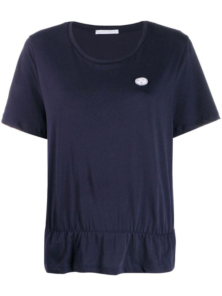 Société Anonyme Ruffled Hem T-shirt - Blue