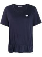 Société Anonyme Ruffled Hem T-shirt - Blue