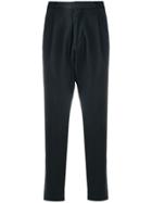 Officine Generale Drew Straight Leg Trousers - Blue