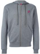Mcq Alexander Mcqueen 'swallow' Zipped Hoodie, Men's, Size: Small, Grey, Cotton/polyester