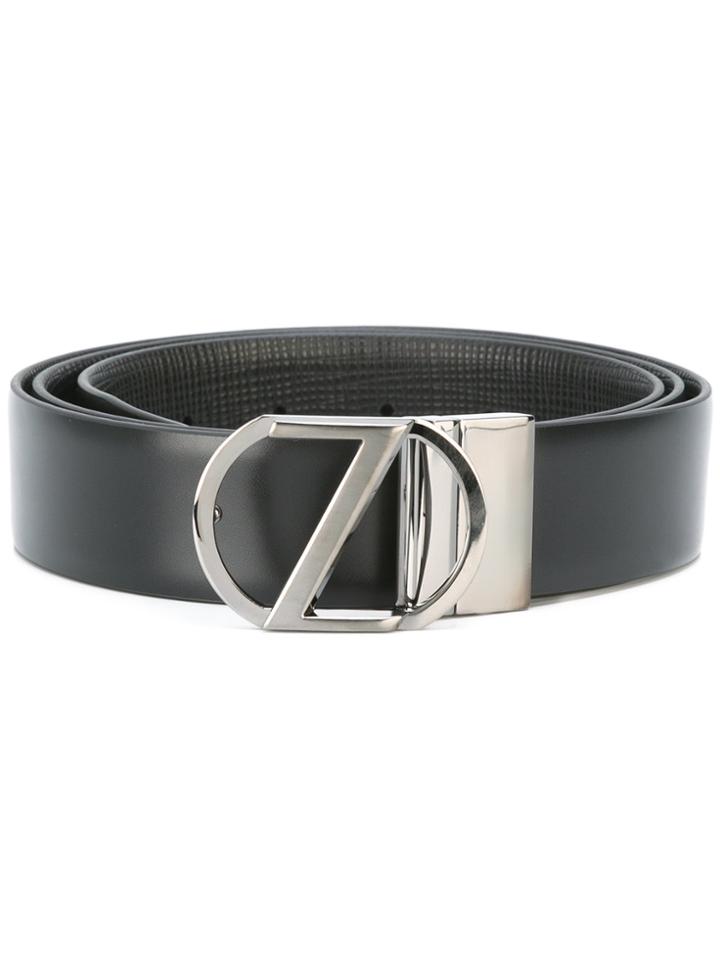 Z Zegna Adjustable Belt - Black