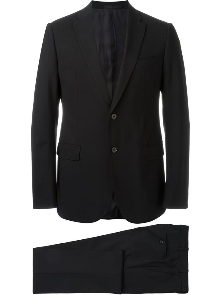 Armani Collezioni Two Button Flap Pocket Suit