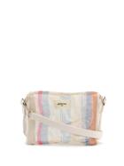 Bellerose Striped Mesh Crossbody Bag - Neutrals