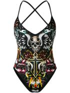 Dsquared2 Printed One-piece Swimsuit - Black