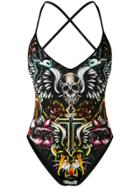 Dsquared2 Printed One-piece Swimsuit - Black