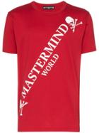Mastermind Japan Slanted Logo Print T-shirt - Red