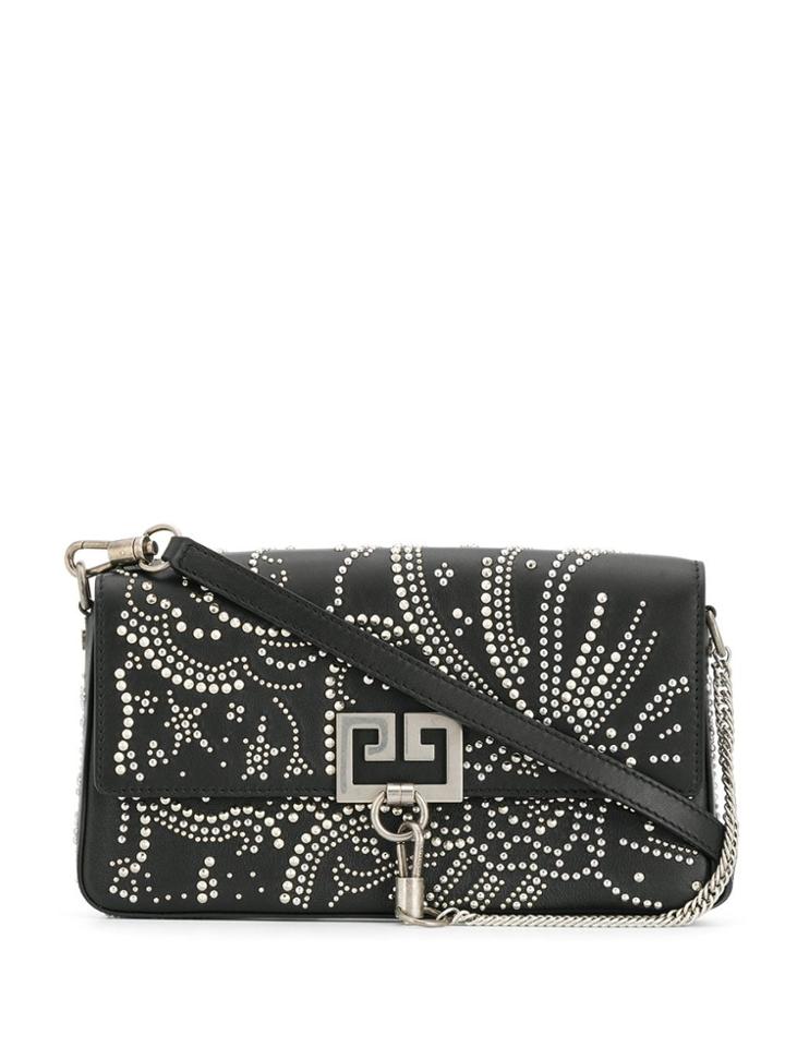Givenchy Studded Chain Clutch - Black