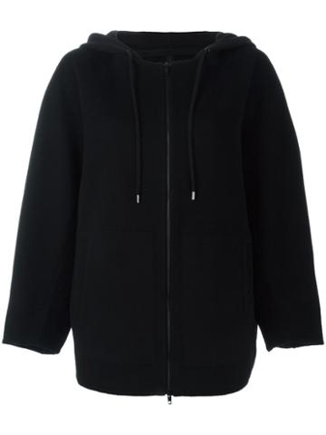 Ahirain Zip Up Hooded Cardigan, Women's, Size: Small, Black, Polyamide/angora/cashmere