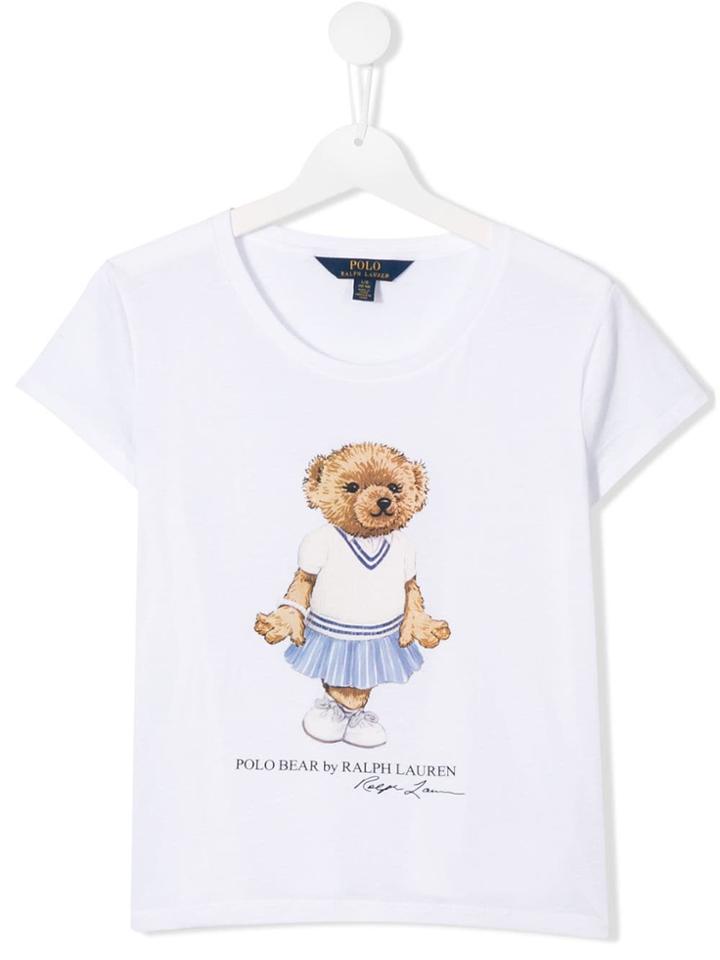 Ralph Lauren Kids Polo Bear T-shirt - White