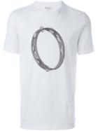Maison Margiela Tambourine Print T-shirt, Men's, Size: 48, White, Cotton