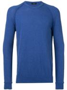 Greg Lauren Distressed Sweatshirt - Blue