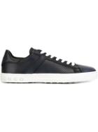 Tod S Lace-up Sneakers, Men's, Size: 7.5, Blue, Leather/rubber