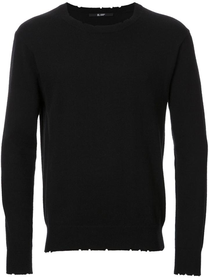 Hl Heddie Lovu Distressed Jumper - Black