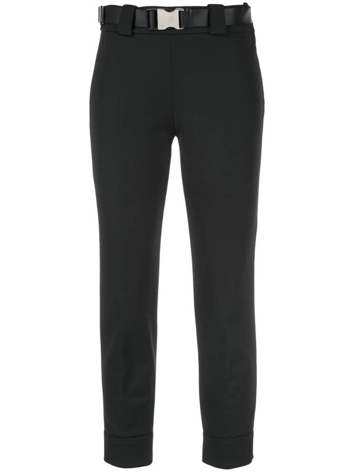 Prada Skinny Cropped Trousers - Black
