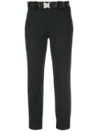 Prada Skinny Cropped Trousers - Black
