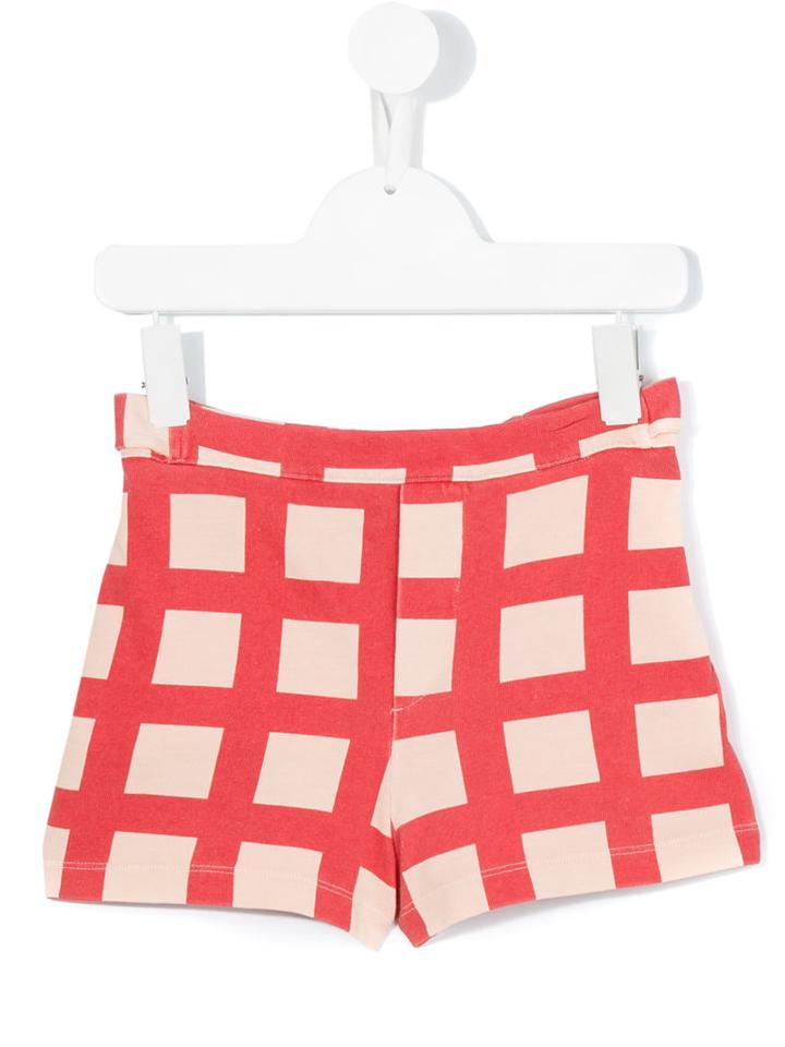 The Animals Observatory Puppy Kids Shorts, Girl's, Size: 12 Yrs, Red