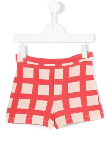 The Animals Observatory Puppy Kids Shorts, Girl's, Size: 12 Yrs, Red