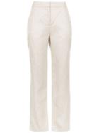 Alcaçuz Filosofar Linen Trousers - Neutrals