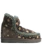 Mou Star Print Boots - Green