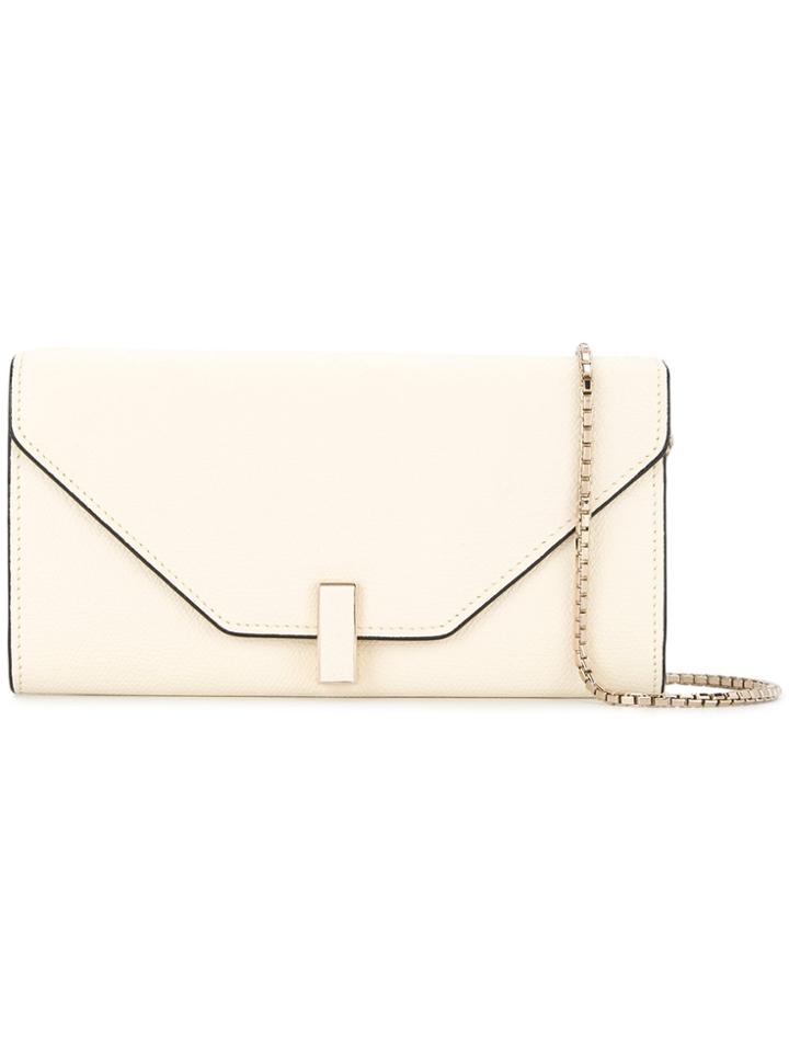 Valextra Wallet On Chain Bag - White