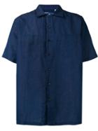 Levi's: Made & Crafted Short Sleeve Shirt, Adult Unisex, Size: 2, Blue, Cotton/linen/flax