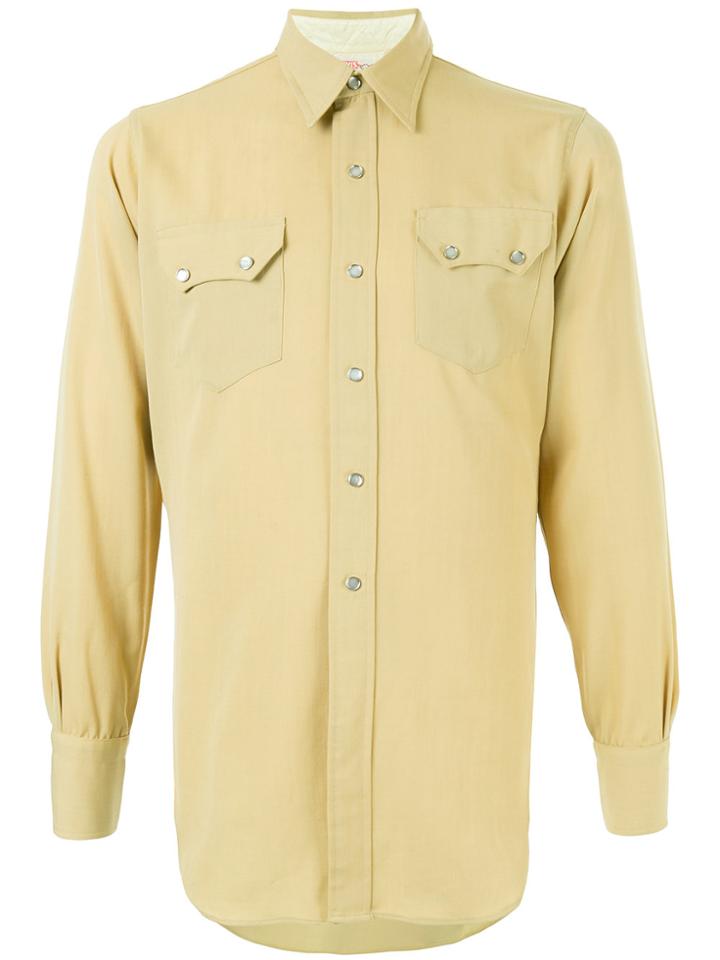 Fake Alpha Vintage Dead Stock Shirt - Yellow & Orange