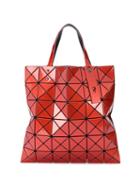 Bao Bao Issey Miyake Geometric Patterned Shopping Bag - Red