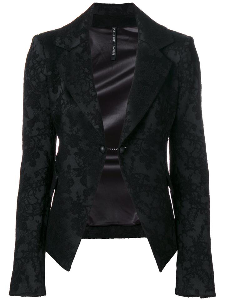 Plein Sud Chain Link Blazer - Black