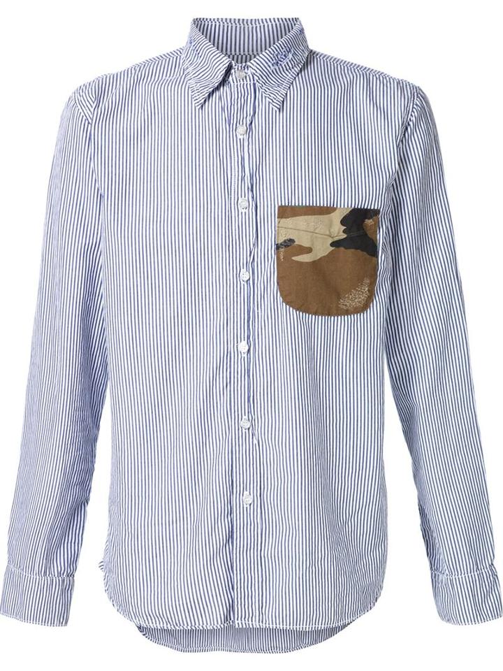 Nsf Striped Chest Pocket Shirt