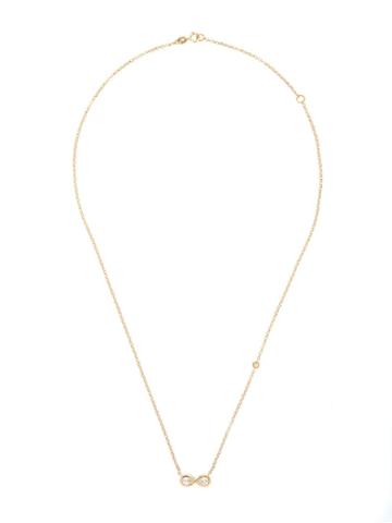 Sauer Colar Infinito Em Ouro Amarelo E Diamante - Gold