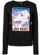 Love Moschino Ski Patch Sweatshirt - Black