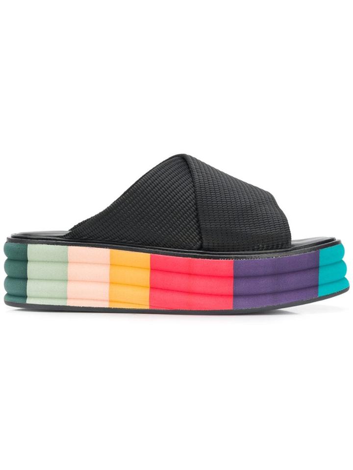 Ps By Paul Smith Debra Platform Sandals - Black