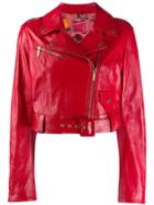 Blumarine Biker Jacket - Red