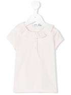 Knot - Frill Polo Top - Kids - Cotton - 4 Yrs, Pink/purple