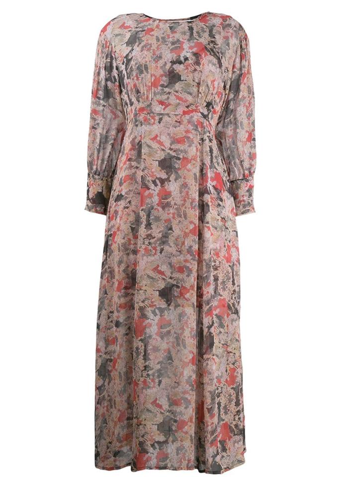 Iro Ruffled Day Dress - Neutrals
