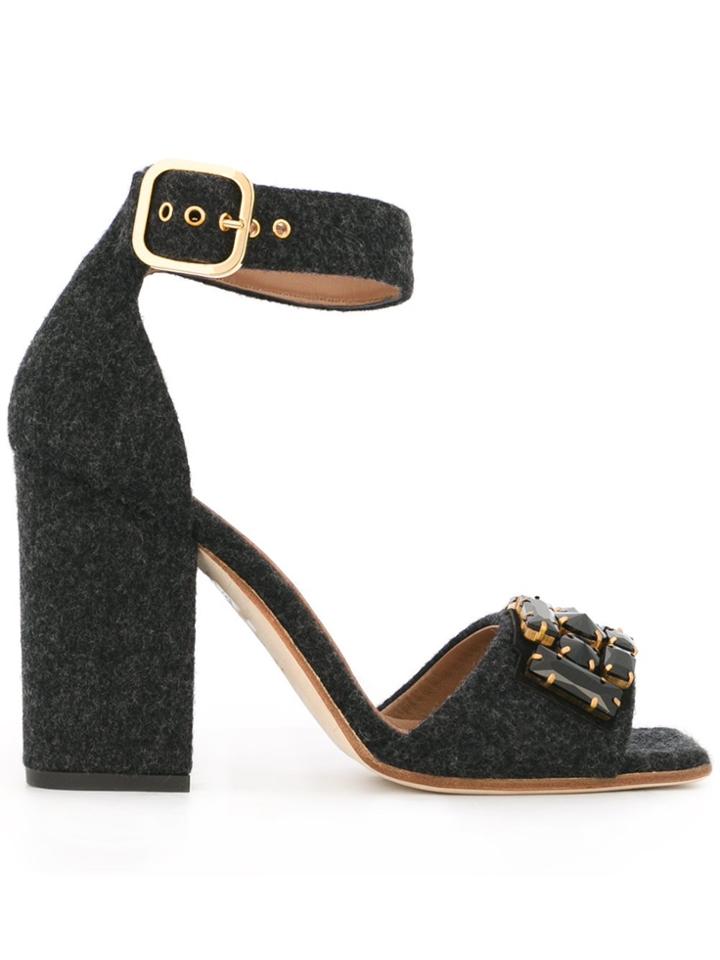 Marni Embellished Sandals - Grey