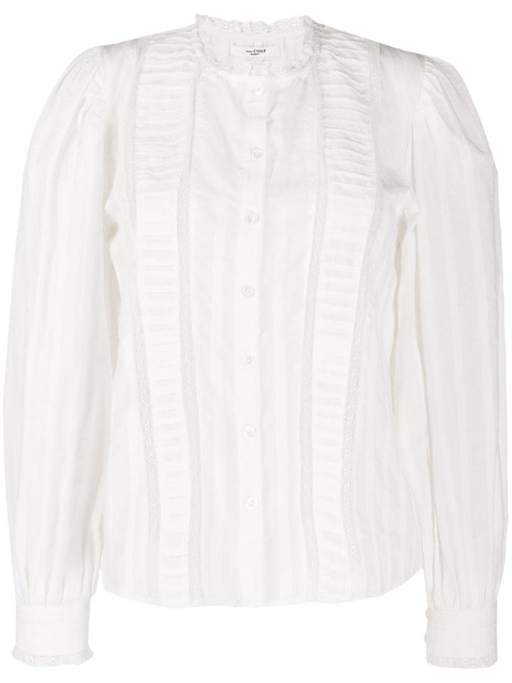 Isabel Marant Étoile Peachy Heritage Panelled Shirt - White